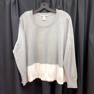 Gray & White VS Sweater
